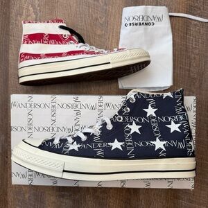 Converse J.W. Anderson x Chuck 70 Hi High Americana USA Red White Blue